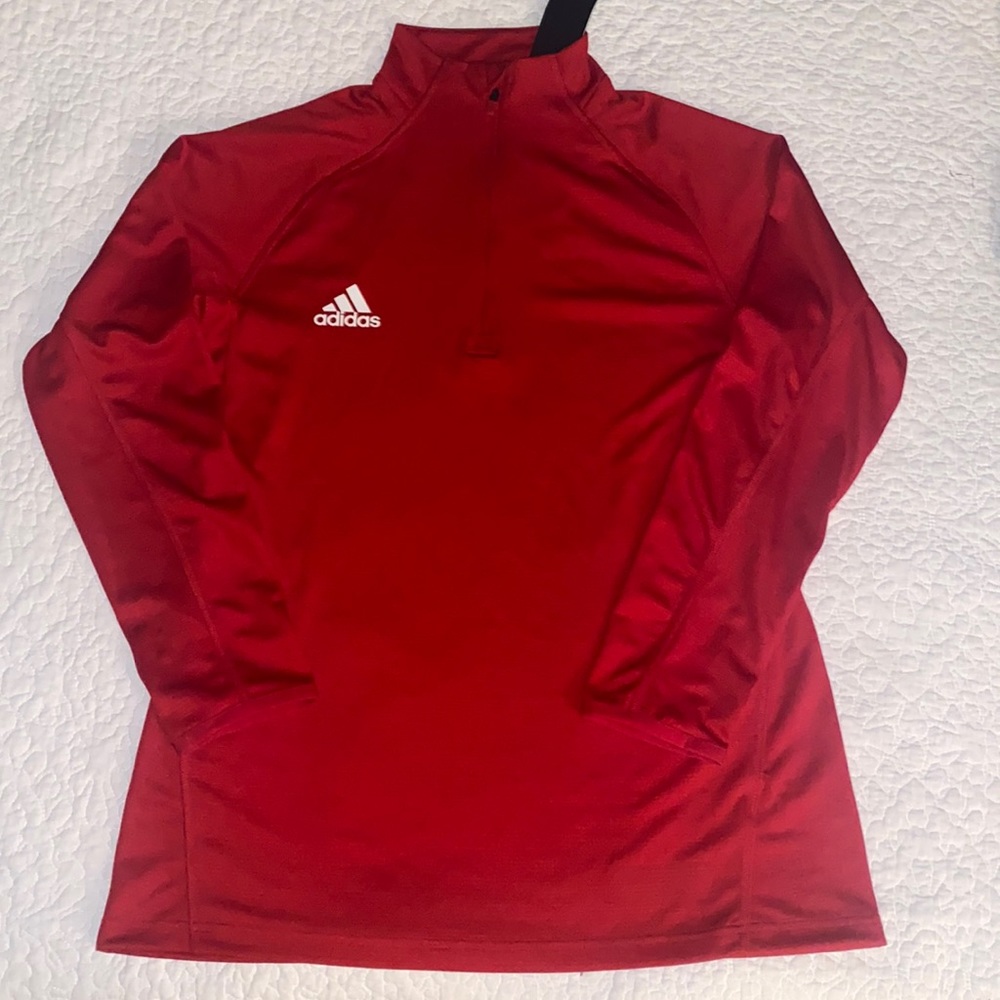 Adidas Quarter Zip, Size Large, Women’s Cut